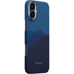 Чехол для iPhone 16 Plus Pitaka StarPeak Tactile Woven case (Over The Horizon)