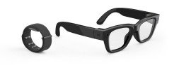 Ray-Ban Meta Display Shiny Black Standard, Neural Band Size 3
